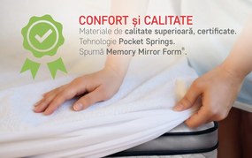 Saltea Endurance Pocket Memory 7 Zone de Confort H 30 cm 180x200 cm