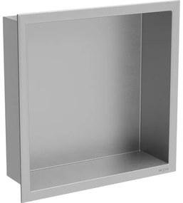 Mexen X-Wall-R raft de încastrare cu flanșă 30 x 30 cm, inox - 1910303010
