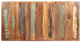 Masa de bucatarie, 180 x 90 x 76 cm, lemn masiv reciclat 1, Multicolour