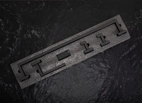 Set accesorii pentru baie Rio 4 piese negru