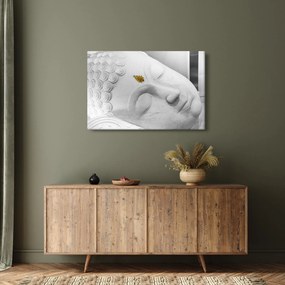 Tablou - Buddha alb (90x60 cm)