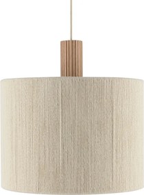 Brilliant - Lustră suspendată pe cablu ARLO 1xE27/20W/230V Ø 35 cm crem