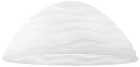 Abajur de rezervă din sticlă SFERA E27 130x290 mm alb