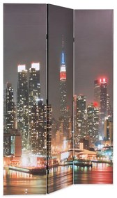 Paravan camera pliabil, 120x170 cm, New York pe timp de noapte 120 x 170 cm, 1