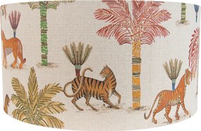 Abajur din material textil multicolor cu imprimeu animal 50/50/25