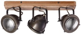 Brilliant - Spot CARMEN WOOD 3xGU10/5W/230V maro