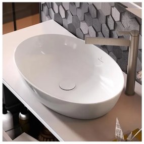 Pachet lavoar pe blat Villeroy&amp;Boch Artis si baterie Kludi Balance, 41986101+522988775