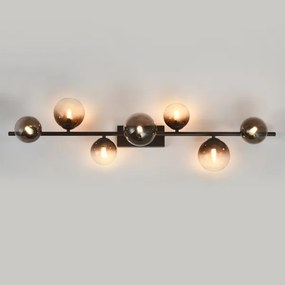 Brilagi - Candelabru LED aplicat MILLA 7xG9/3W/230V maro/maro fumuriu