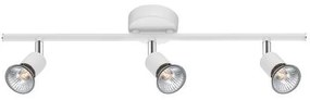 Plafoniera moderna cu spoturi Base alba 3L NVL-661003
