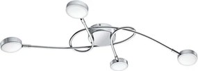 Eglo 32996 - Lustră aplicată SALTO 4xLED/5,4W/230V, crom lucios