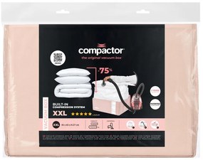 Cutie de depozitare pentru haine din plastic cu vacuum 65x45x27 cm Pink Edition – Compactor