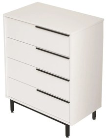Comodă Onaferra 17 (alb + negru). 1106439