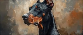 Tablou - Portretul lui Dobrman (120x50 cm)