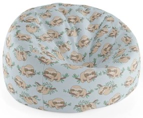 Sac de șezut Cocoon lenes pe ramuri, albastru / bej