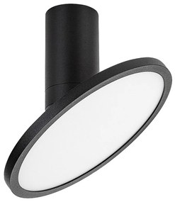 Plafoniera LED din metal negru reglabila Ovidia