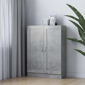 vidaXL Bibliotecă, gri beton, 82,5 x 30,5 x 115 cm, lemn prelucrat