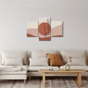 Tablou - Boho frunze N⁰1 (90x60 cm)
