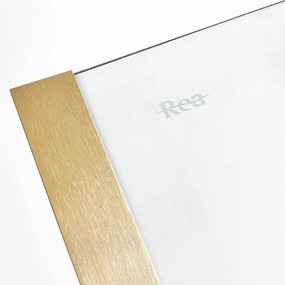 Ușă de duș Rea Montana 130 Gold brush