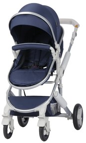 Carucior nou nascuti 3 in 1 NOVOKIDS™ 5300, Cu geanta bebe, Cadru Aluminiu, Amortizoare, Roti din cauciuc plin AVE, Landou, Scoica auto, Spatar