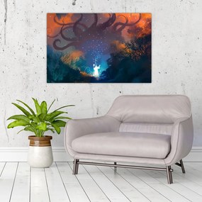 Tablou - Vrăjitorul magicean (90x60 cm)