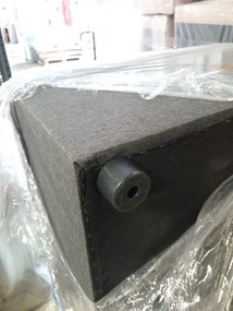 OFERTA Canapea de colt extensibila gri GINO, reversibila II. calitate