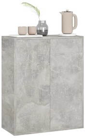 Servanta, gri beton, 60x30x75 cm, PAL 1, Gri beton