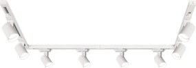 BRILAGI - Corp de iluminat tip spot pe șină HUSKY 8xGU10/10W/230V 300 cm alb