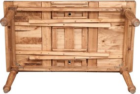Masa extensibila, L160(290) 90 H80 cm, natur antichizat, lemn masiv