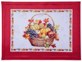 Set de 4 șervete și traversă de masă PUMPKINS