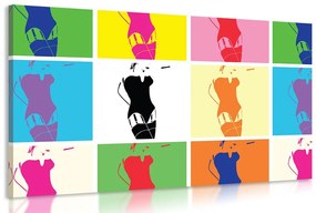 Tablou pop art farmecul femeii