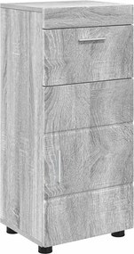 vidaXL Set dulap baie TULUM Gri Sonoma 37 x 31,5 x 82 cm Lemn compozit