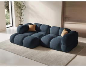 Colțar albastru închis (cu colț pe partea stângă/cu șezlong) Loretto – Cosmopolitan Design