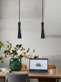 Pendul metal design modern Bordeaux negru
