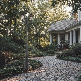 Lămpi de exterior în stil rural negre IP44 - New Orleans 3