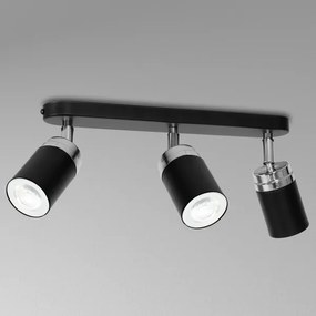 Spot RENO 3xGU10/60W/230V negru/crom