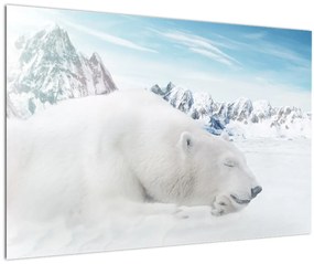Tablou - Urs polar (90x60 cm)