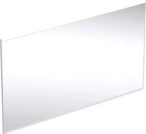 Oglinda cu iluminare si dezaburire Geberit Option Plus Square 120 cm aluminiu eloxat
