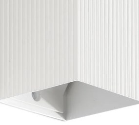 Aplică FARO 40534 SOLE 1xGU10/8W/230V alb canelat dreptunghiular