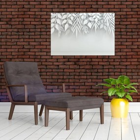 Tablou - Frunze de plasitic (90x60 cm)