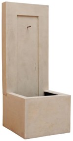Fantana decorativa de gradina, din piatra si rasina, Minimalist