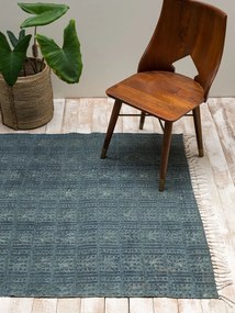 Covor vintage, din bumbac, Kakhi 120x180cm