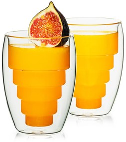 Pahare termo 4Home Pyramide Hot&Cool 250 ml, 2 buc
