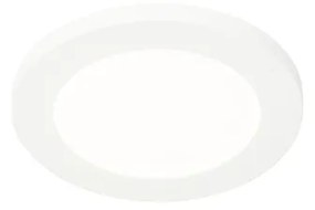 Plafoniera albă 17 cm cu LED cu dimmer pe 3 trepte IP44 - Steve