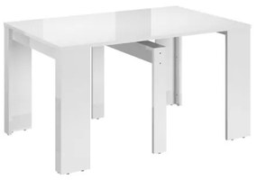 Consola/masa dining extensibila alb Helena