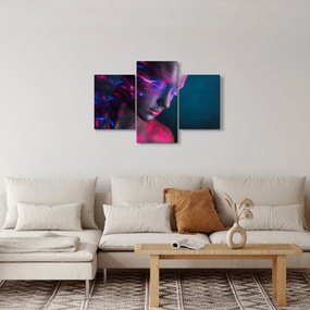 Tablou strălucitor a femeii (90x60 cm)