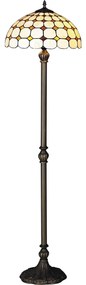 Brilagi - Lampă de podea Tiffany din vitralii DORAN 2xE27/60W/230V