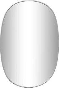 vidaXL Oglindă de perete, argintiu, 60x40 cm