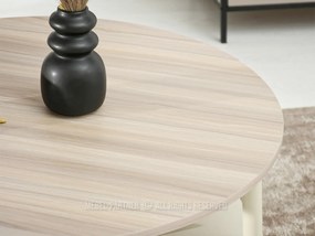 Măsuță de cafea Randolf Xl (cenușiu bej + crem). 1111702