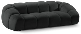 Canapea neagră 254 cm Diana – Micadoni