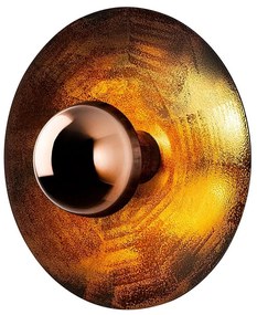 Aplică de perete arămie ø 28 cm Kurt – Opviq lights